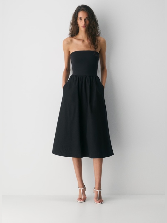 Aritzia Dresses & Skirts - Aritzia Babaton Fluid Poplin Dress/Size Medium